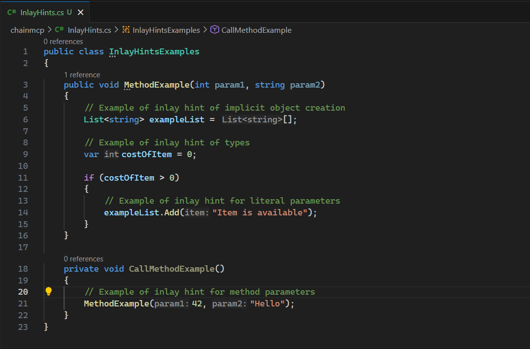Inlay hints examples